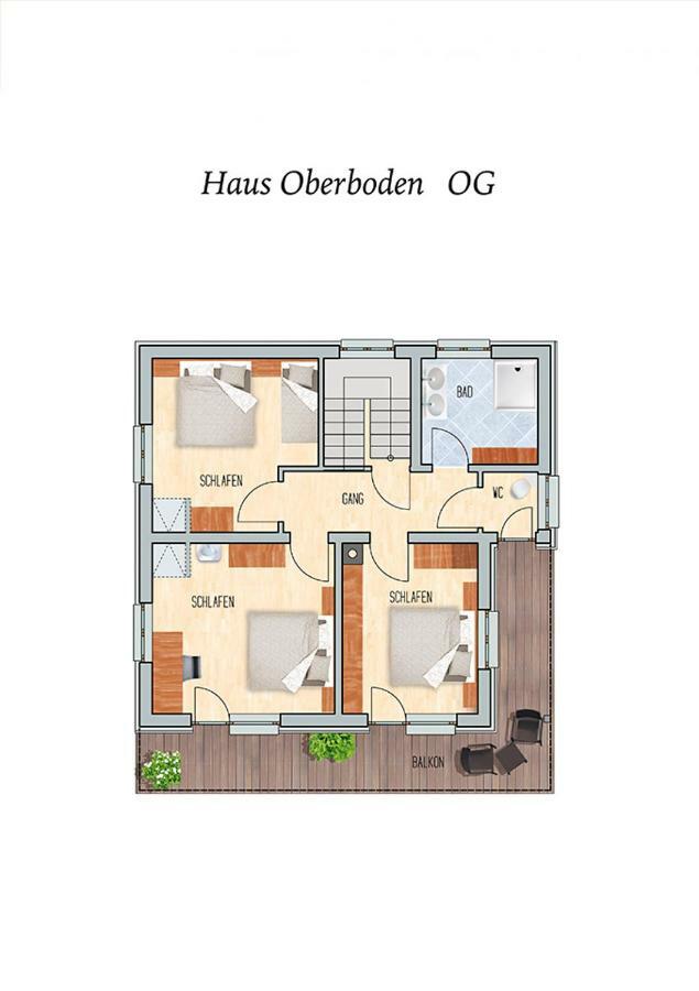 Ferienhaus Oberboden Schröcken Eksteriør billede